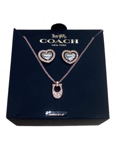 Necklace Designer Coach, Size 02 Piece Set Jusqu'à 80% De Réduction