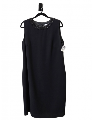 Black Dress Party Midi Oscar De La Renta, Size L outlet