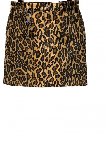 Leopard Print Skirt Luxury Designer Miu Miu, Size 2 Véritable concentré