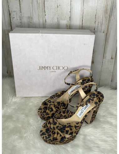 Animal Print Shoes Heels Block Jimmy Choo, Size 10 Véritable concentré