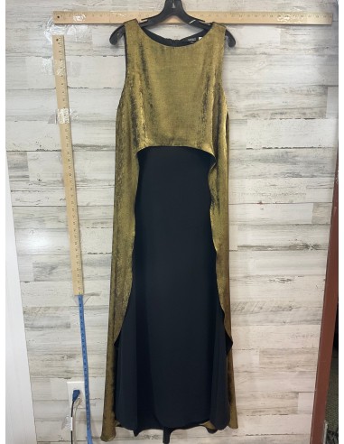 Gold Dress Party Long Badgley Mischka, Size M Les magasins à Paris