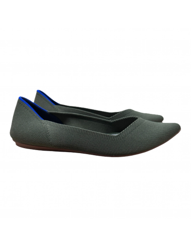 Green Shoes Flats By Rothys, Size: 6.5 une grave pollution 