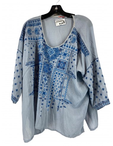 Blue Top Long Sleeve Johnny Was, Size M ouvre sa boutique