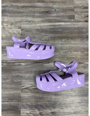 Purple Sandals Heels Platform Jeffery Campbell, Size 9 de la marque