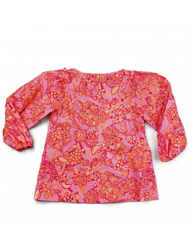 Orange & Pink Top 3/4 Sleeve Designer By Lilly Pulitzer, Size: M pour bénéficier 