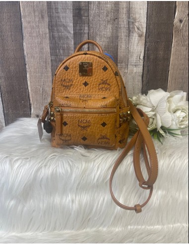 Backpack Luxury Designer Mcm, Size Small brillant des détails fins