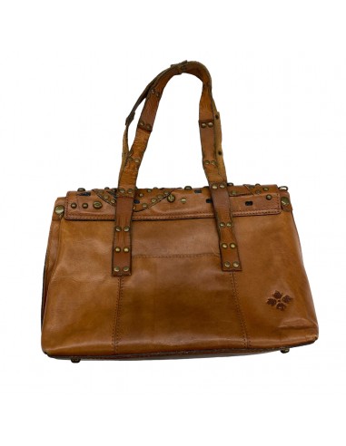 BROWN HANDBAG DESIGNER by PATRICIA NASH Size:MEDIUM soldes