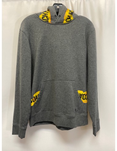 Sweatshirt Hoodie By Coach In Grey, Size: M 2024