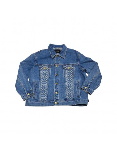 Jacket Designer By Coach In Blue Denim, Size: Xl l'achat 